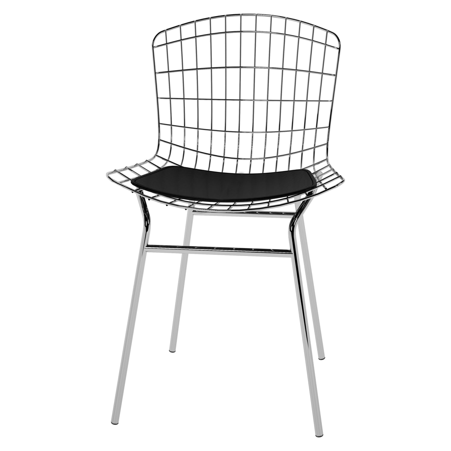 Madeline Chair  in Silver and Black