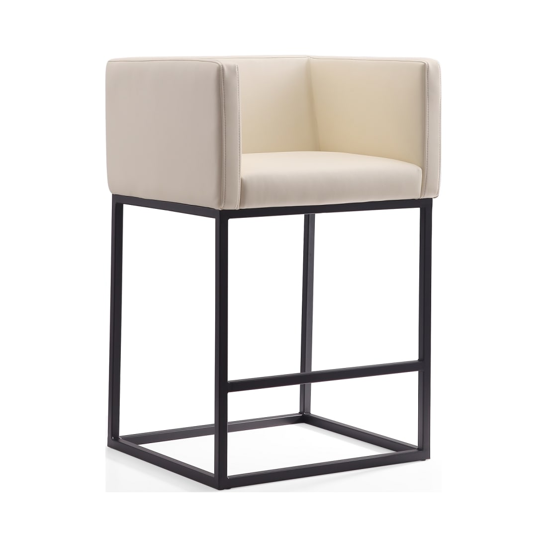 Embassy Counter Stool in Cream and Black