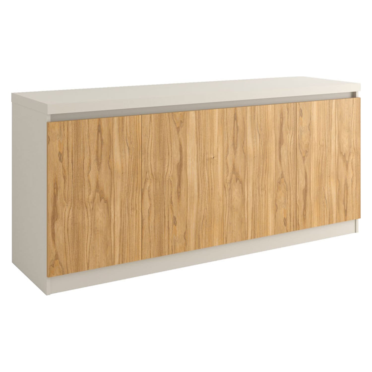 Viennese 62.99” Sideboard in Cinnamon and Off White