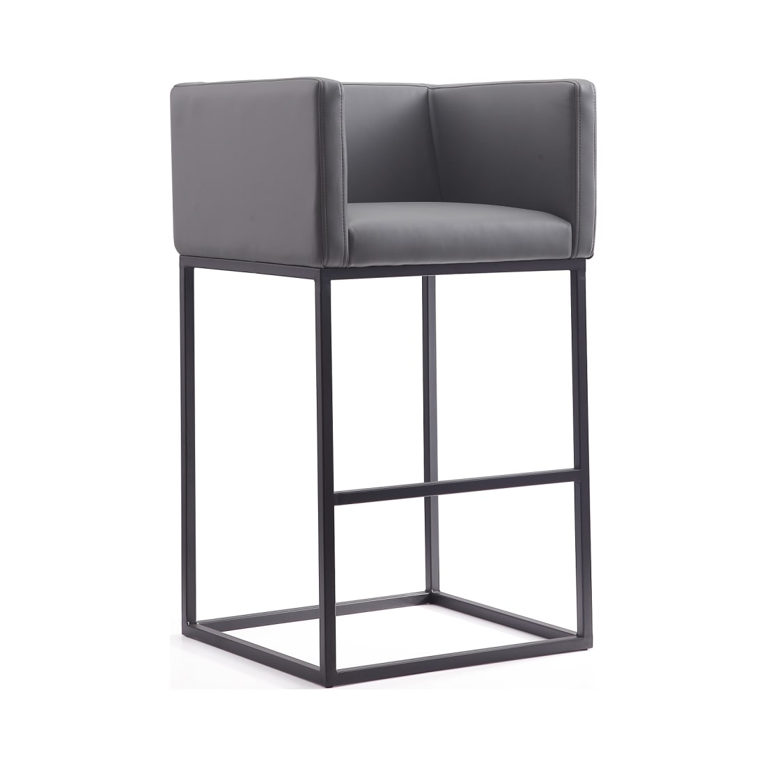 Embassy Barstool in Gray and Black