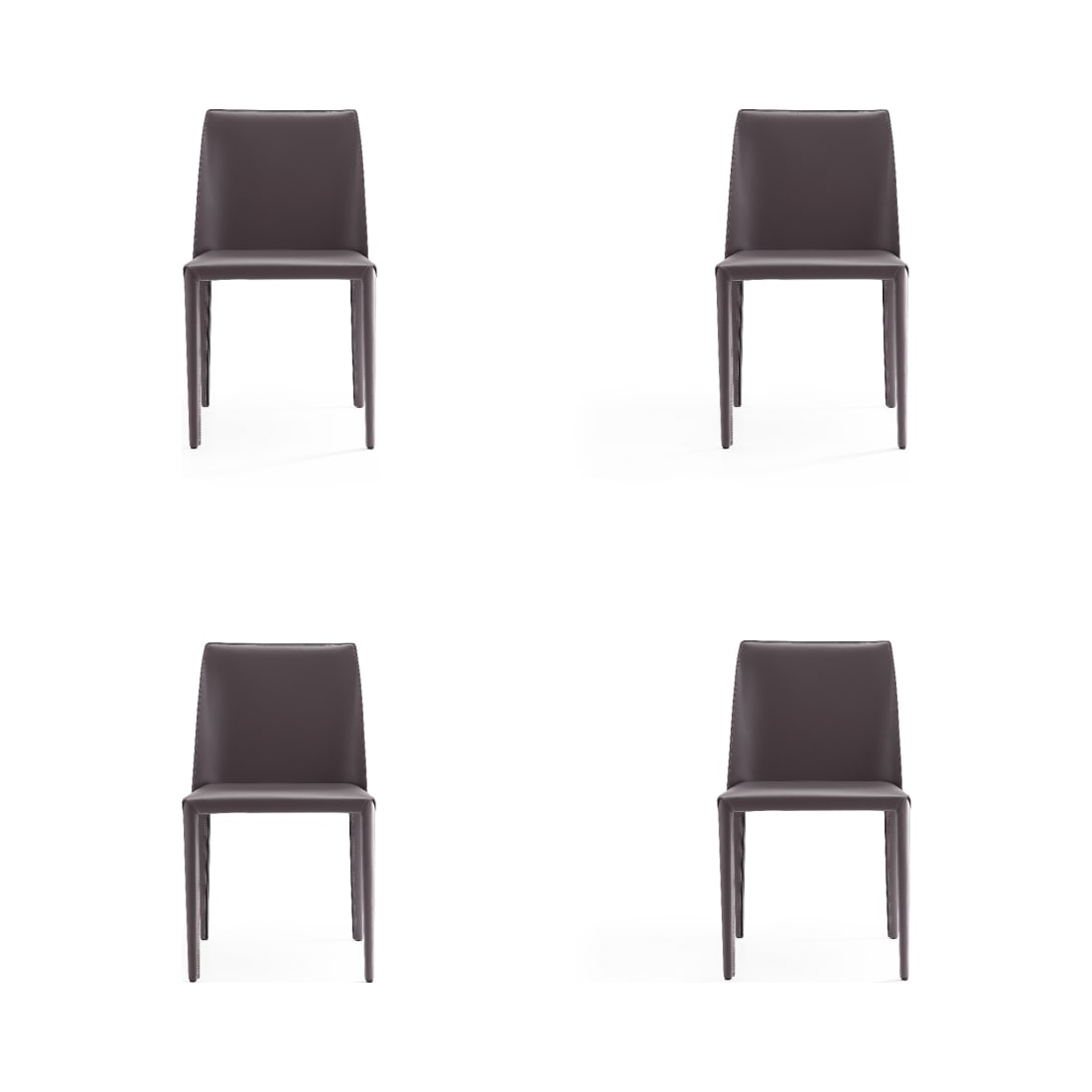 Paris Dining Chair in Gray (Set of 4)