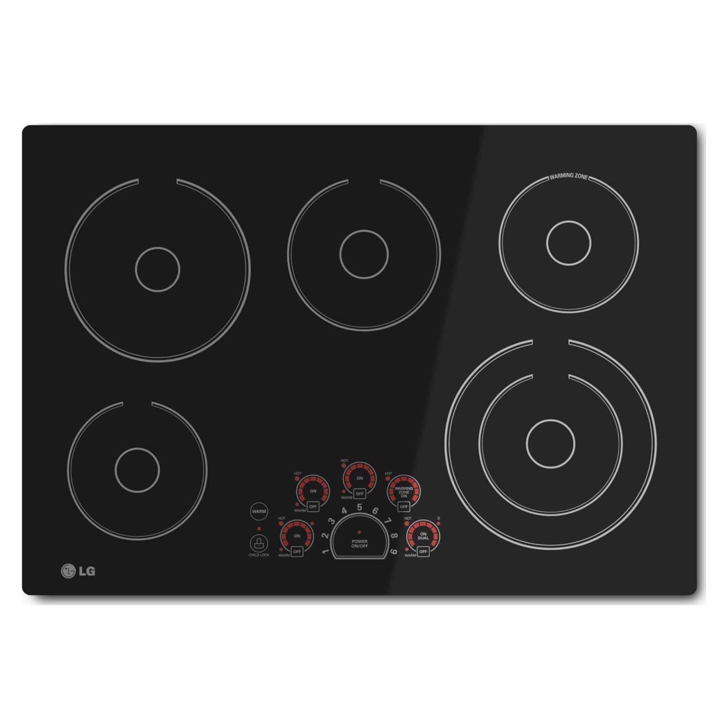 LG 30” Electric Cooktop - LCE3010SB