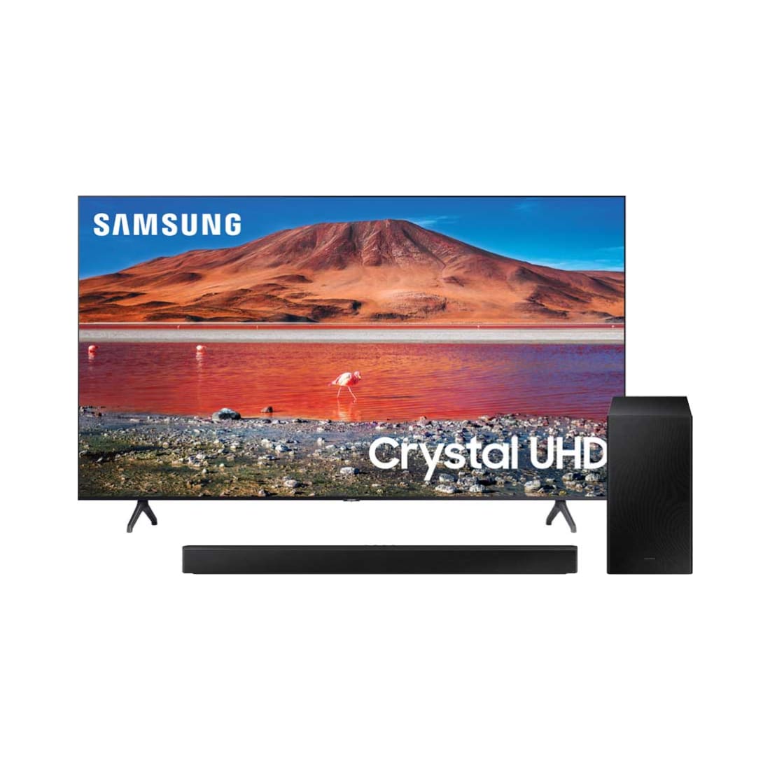 Samsung 65" TU7000 Crystal UHD 4K Smart TV Bundle - UN65TU7000BUNDLE