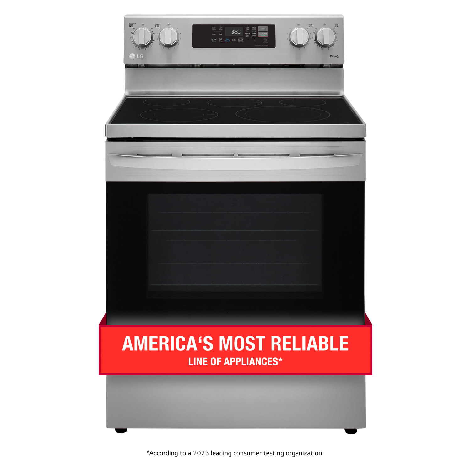 LG 6.3 cu. ft. Electric Single Oven with Air Fry - LREL6323S