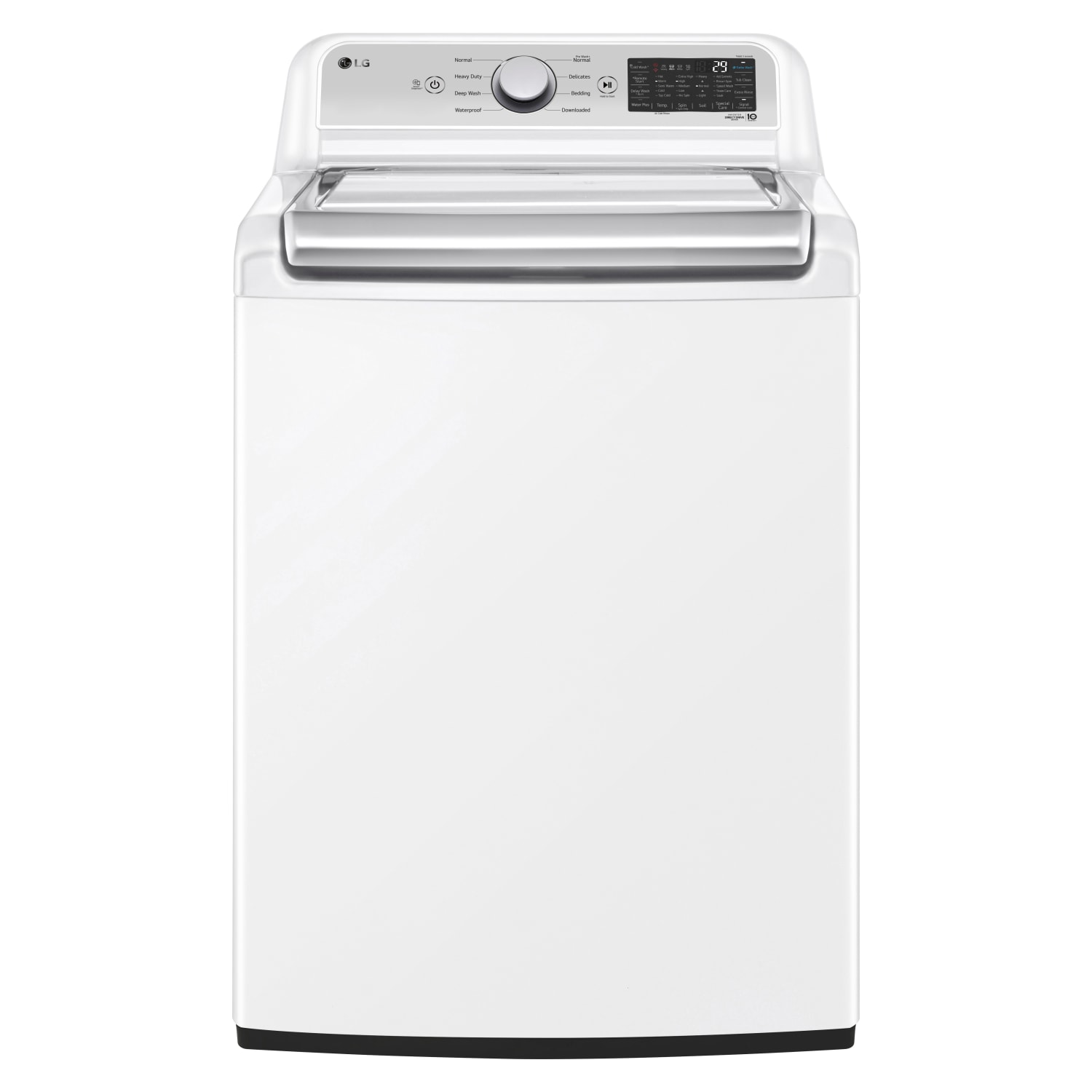 LG 5.5 cu.ft. Mega Capacity Smart wi-fi Enabled Top Load Washer with TurboWash3D Technology - WT7400CW