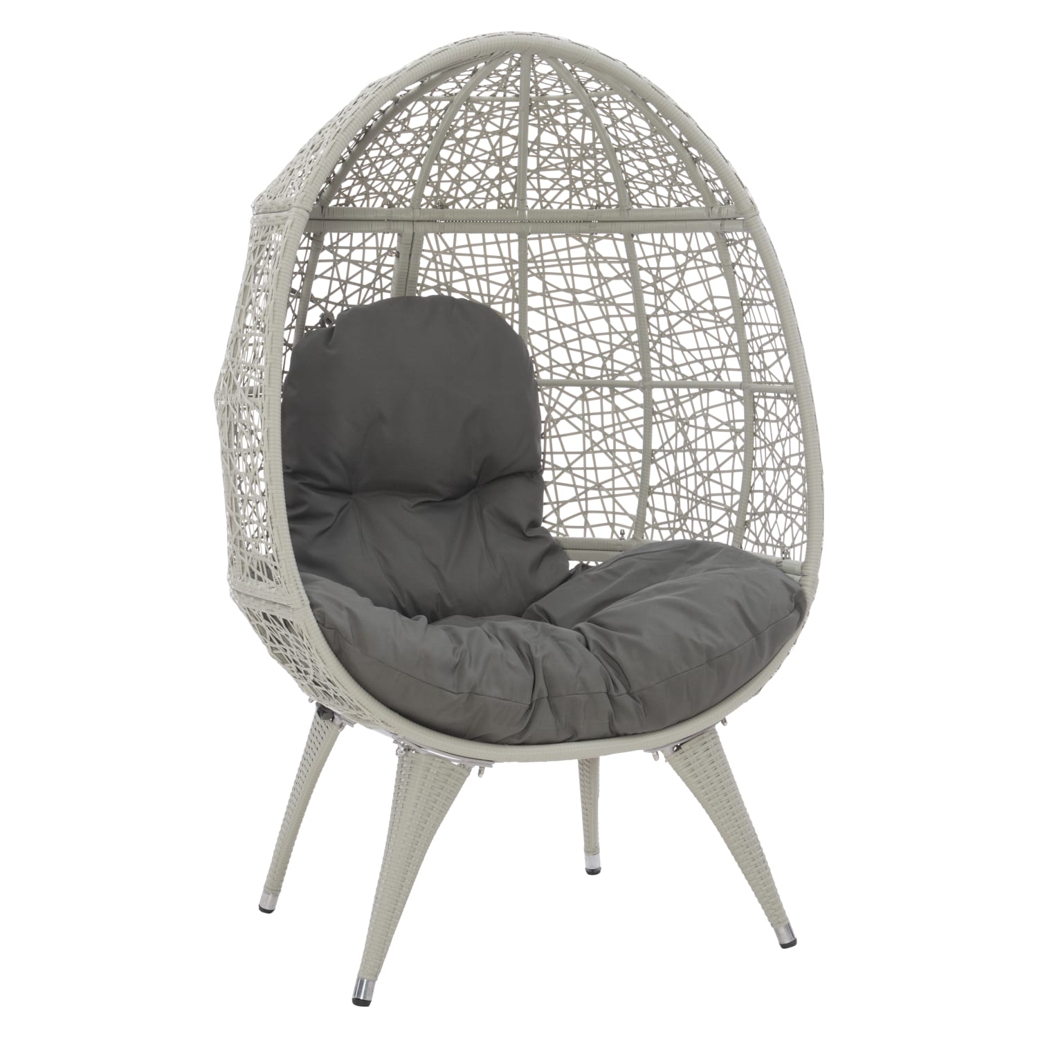 ATHERTON ROUND CHAIR GRAY