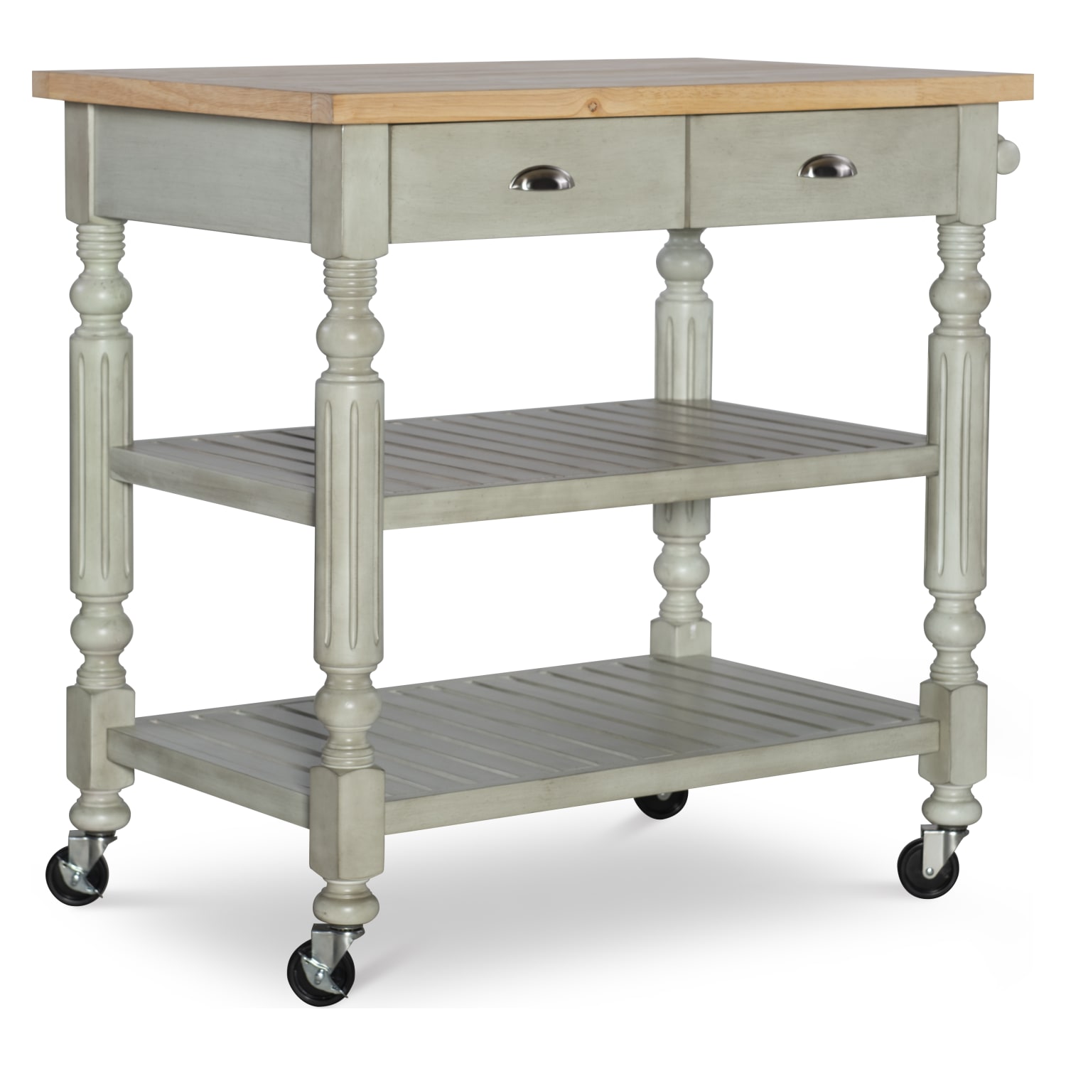 Keaton Kitchen Cart Hazelnut