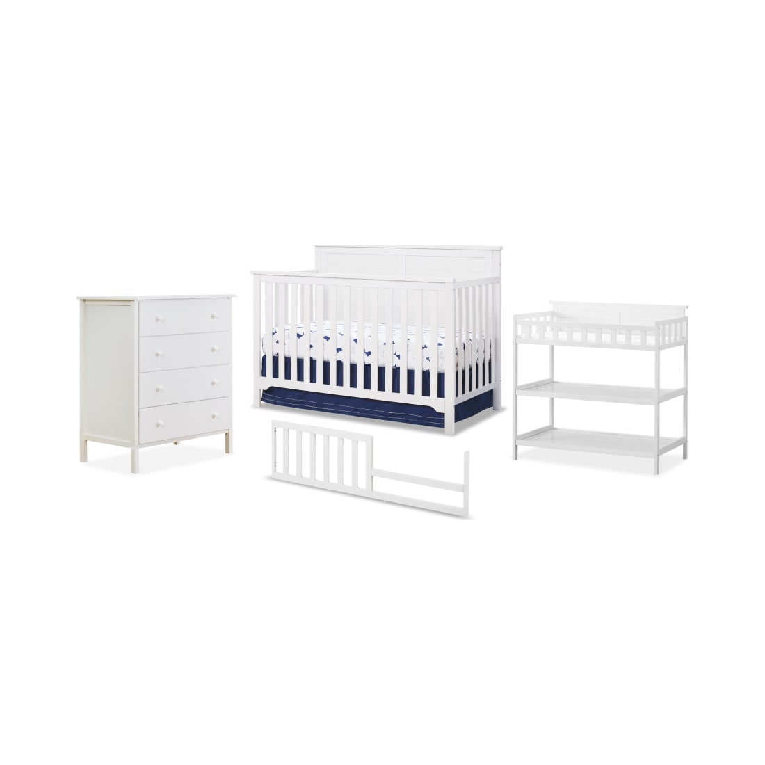 Sorelle Babies Bedroom Bundle - White