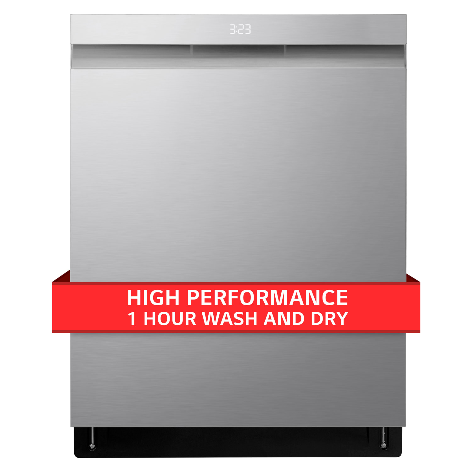 LG Top Control Dishwasher Smart Wi-Fi Enabled Dishwasher with 1-Hour Wash & Dry, QuadWash Pro, Dynamic Heat Dry and TrueSteam  - LDPH7972S