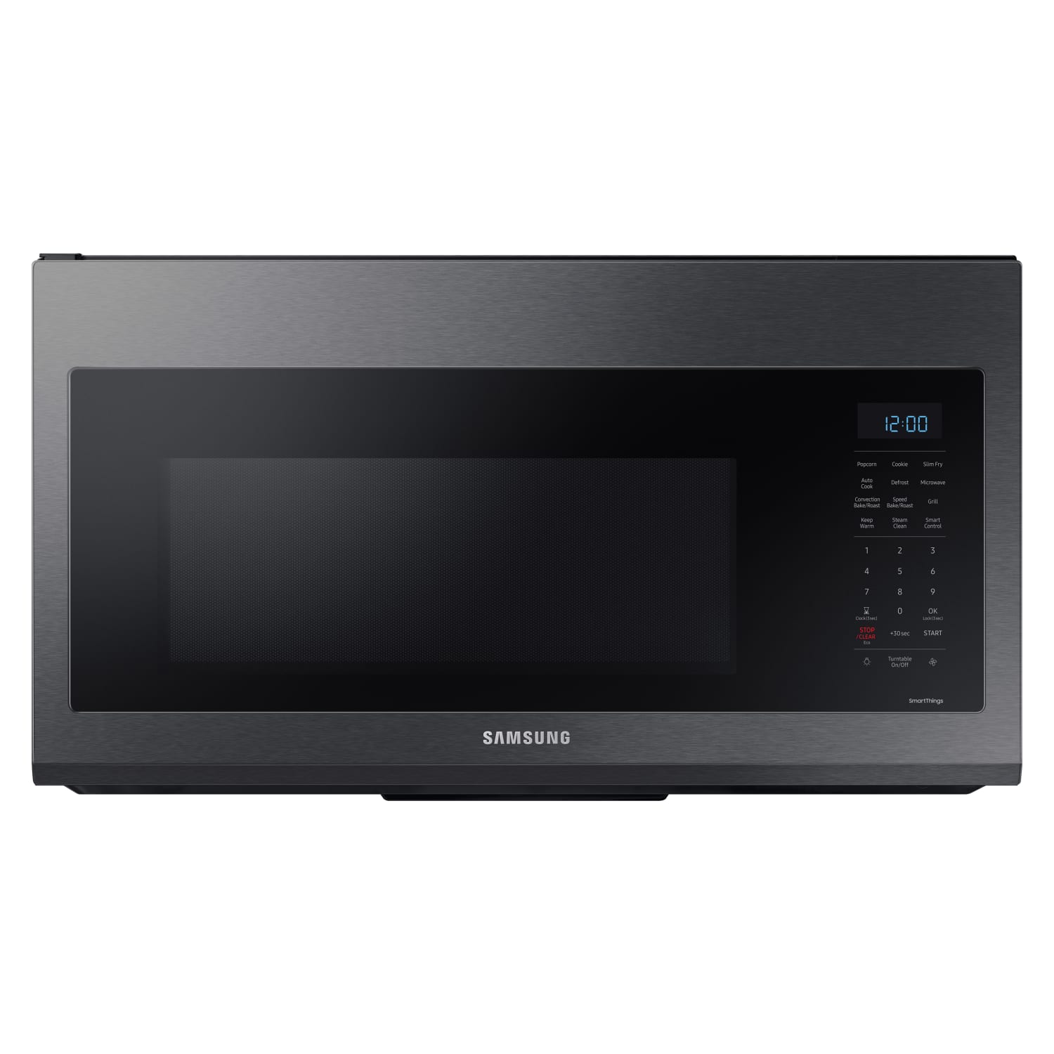 Samsung 1.7 cu. ft. Over-the-Range Convection Microwave, WiFi Enabled, 3-Speed, 300 cu. ft.M - Black Stainless Steel