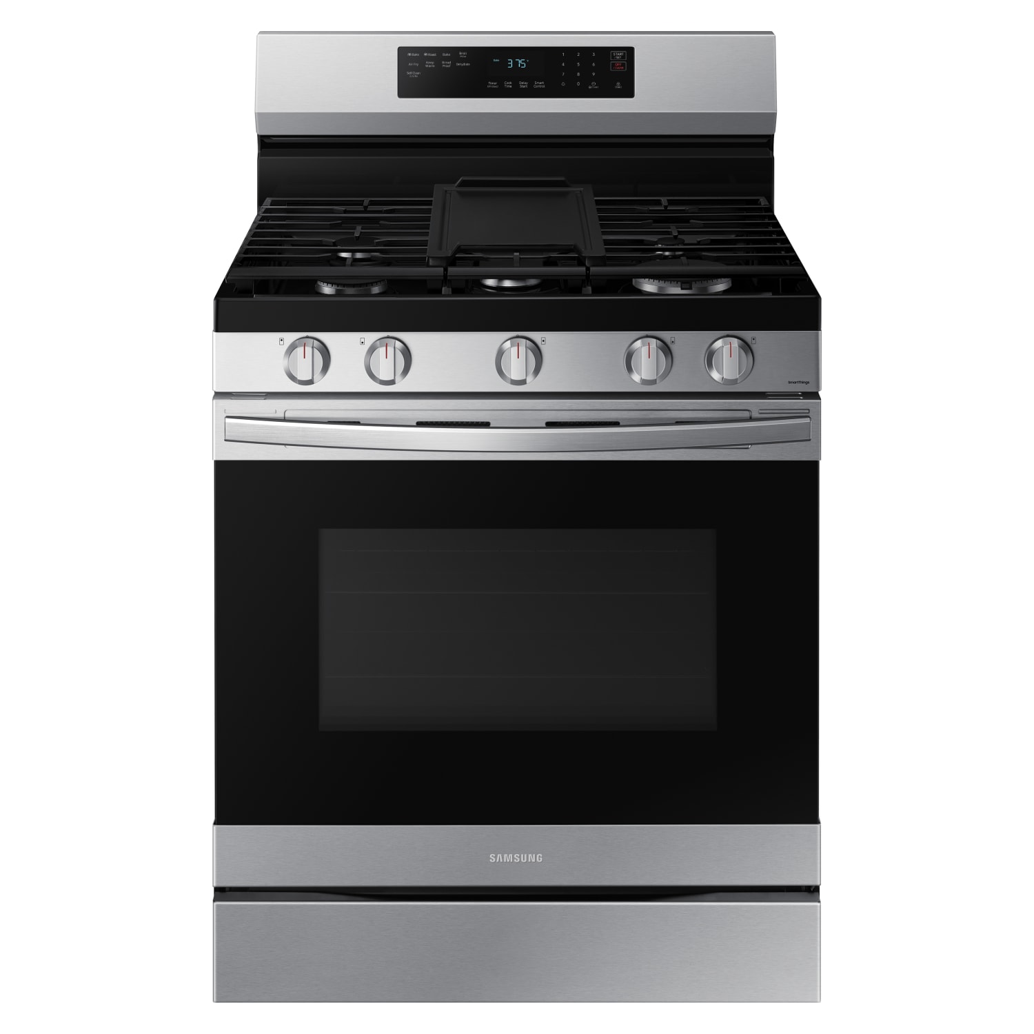 Samsung 6.0 cu.ft. gas freestanding w/ Air Fry [no tray] in Fingerprint Resistant Stainless Steel