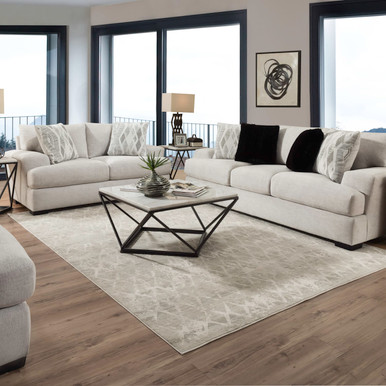 Buy Dominick Silver Living Room Set | Conn's HomePlus