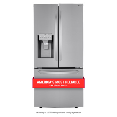 LG 25 Cu ft Smart Wi-Fi Enabled French Door Refrigerator