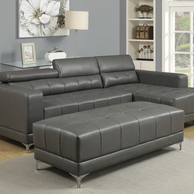 Buy Wynn Sectional - RSF Chaise - Gray | Conn's HomePlus