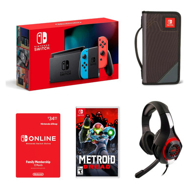 Nintendo Switch Metroid Dread Special Edition Video Game Bundle - IT