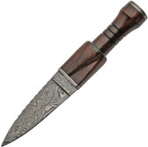 Sgian Dubh Rosewood Wood Sheath