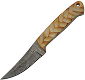 Hunting Knife Bone Leaf