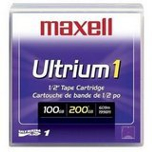 183800 - Maxell LTOU1/100 Ultrium LTO-1 Data Cartridge - LTO Ultrium LTO-1 - 100GB / 200GB