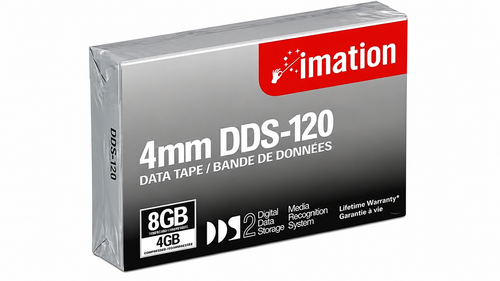 43347 - Imation 43347 DDS-2 Data Cartridge - DDS-2 - 4 GB / 8 GB - 393.70 ft Tape Length
