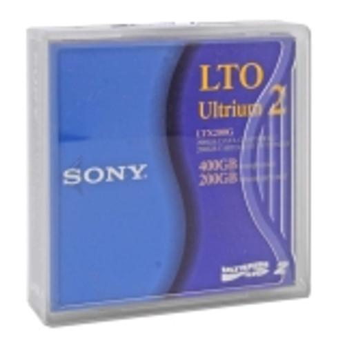 LTX200GWW - Sony LTO Ultrium 2 Tape Cartridge - LTO-2 - 200 GB / 400 GB - 1998.03 ft Tape Length