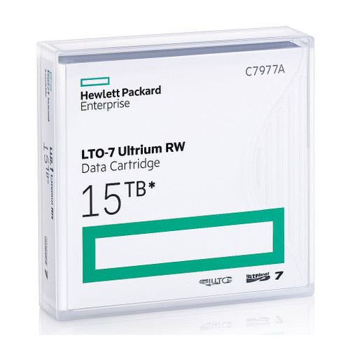 C7977A-BC - HPE LTO 7 Tape with Custom Barcode label