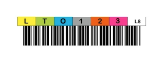 New 10PC LTO7 90949646 Tape Custom Barcode Label Retail Pack US