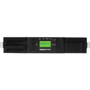Overland-Tandberg NEOs T24 Tape Library - 1 x Drive/24 x Slot - 1 Mail Slots - LTO-9 - 432 TB (Native) / 1080 TB (Compressed) - 640.80 MB/s (Native) / 1.54 GB/s (Compressed) - SAS - Encryption - Barcode Reader - 2URack-mountabl - OV-NEOST249SA