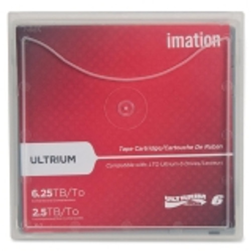 29080 - Imation Ultrium LTO 6 Cartridge with Case - LTO-6 - 2.50 TB / 6.25 TB - 2775.59 ft Tape Length - 160 MB/s  Data Transfer Rate - 400 MB/s  Data Transfer Rate