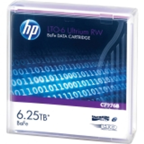 C7976B - HP LTO-6 Ultrium 6.25 TB BaFe RW Data Cartridge - LTO-6 - 2.50 TB / 6.25 TB - 2775.59 ft Tape Length