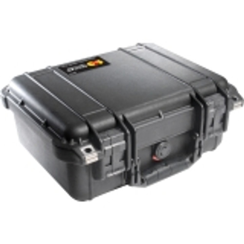 1400-000-110 - Pelican PELICAN 1400 COPOLYMR RUGGD CASE w/ PICK N' PLUCK FOAM BLACK - Double Throw Latch, Padlock Closure - Polycarbonate, Stainless Steel - Black