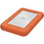 LaCie Rugged Mini LAC9000298 2 TB External Hard Drive - USB 3.0 - 5400rpm - Portable - Orange, Silver - LAC9000298