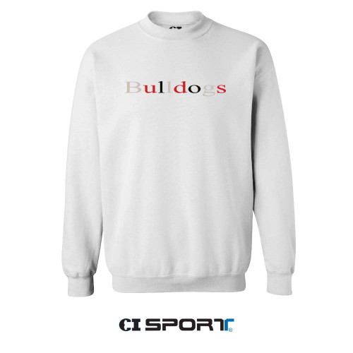 CI Sport Bulldog TriColor Crewneck CI Sport Bulldog TriColor Crewneck