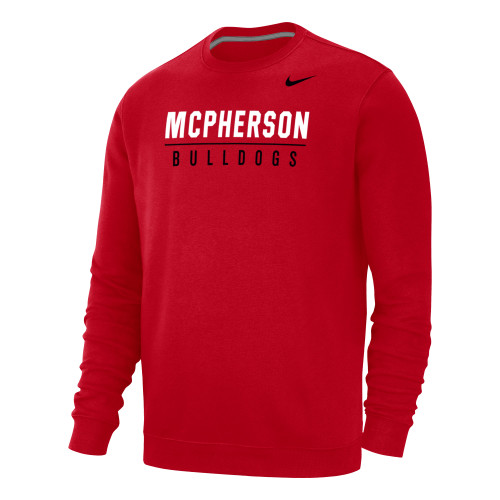 Nike Red Crew Sweatshirt Nike Red Crew Sweatshirt