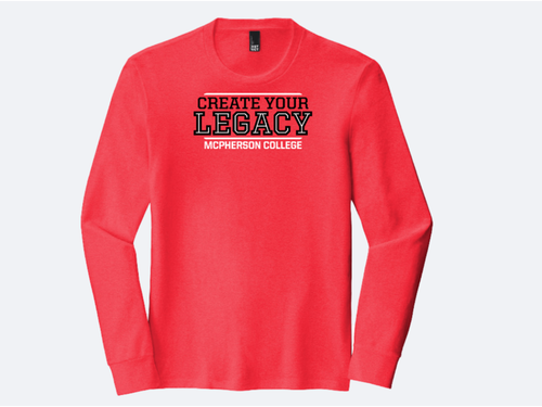 Legacy Red LS Crew Tee Legacy Red LS Crew Tee