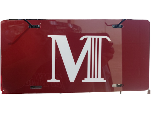 License Plate - "M" License Plate - "M"