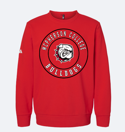 Adidas Red Fleece Crewneck Sweatshirt Adidas Red Fleece Crewneck Sweatshirt