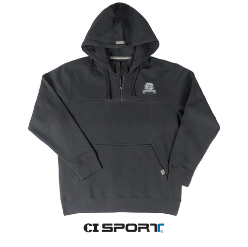 CI Sport Summit 1/4 Zip Hood - Slate