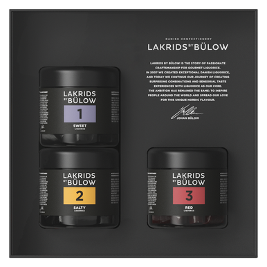 Black Box - 1, 2 & 3 - 450g - Lakrids by Bülow - Gourmet Liquorice