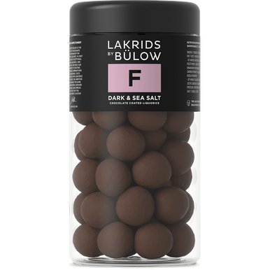 F - Dark & Sea Salt - Regular - Lakrids by Bülow - Liquorice with Sea Salt