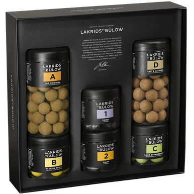 Large Black Box Standard Collection - Lakrids by Bülow - Gourmet Liquorice