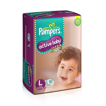 pampers large size