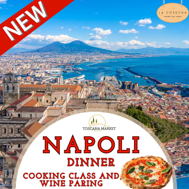 Napoli Cooking Class and Wine Pairing - February 10, 2pm-4pm