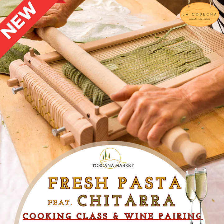 Fresh Pasta Making Cooking Class and Wine Pairing April 13th 2pm-4pm