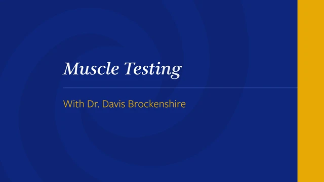 Muscle Testing