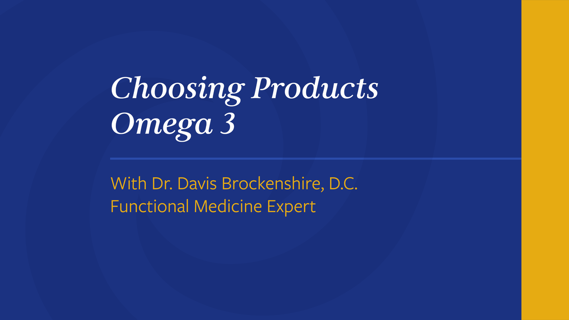 choosing products omega3