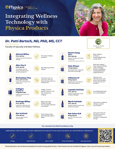 Dr. Patti Bartsch, ND, PhD, MS, CCT speaker one-pager