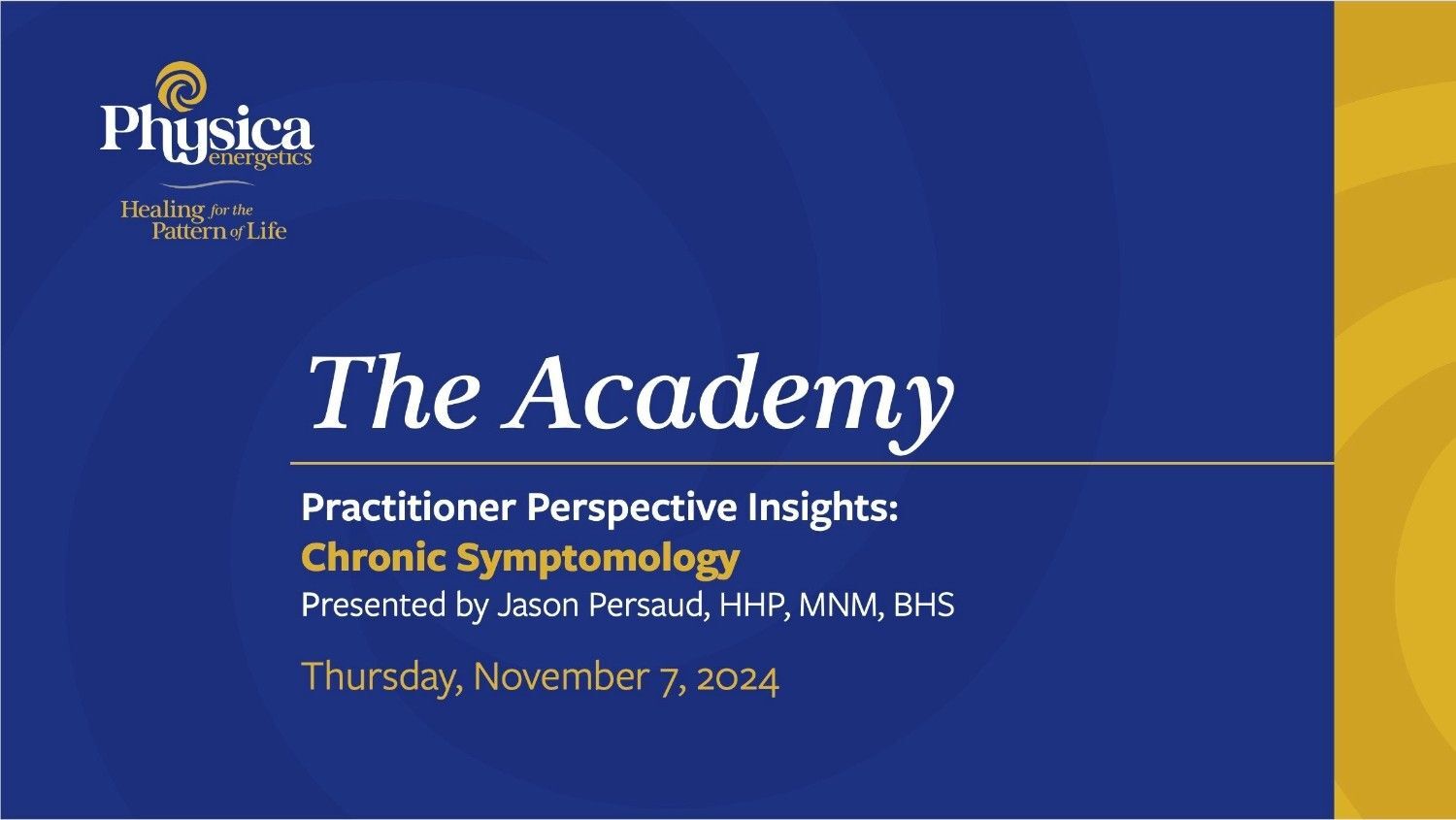 The Academy Practitioner Perspectives Jason Persaud November 2024 