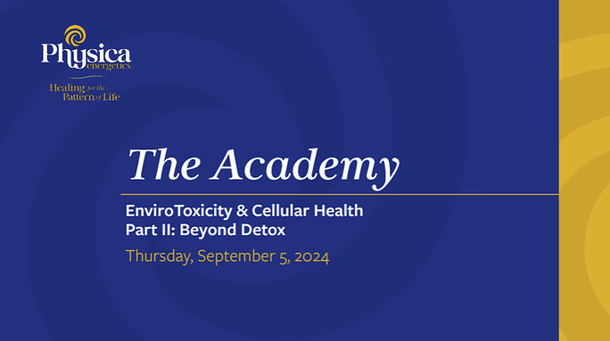The Acacemy EnviroToxicity Webinar Part II September 2024