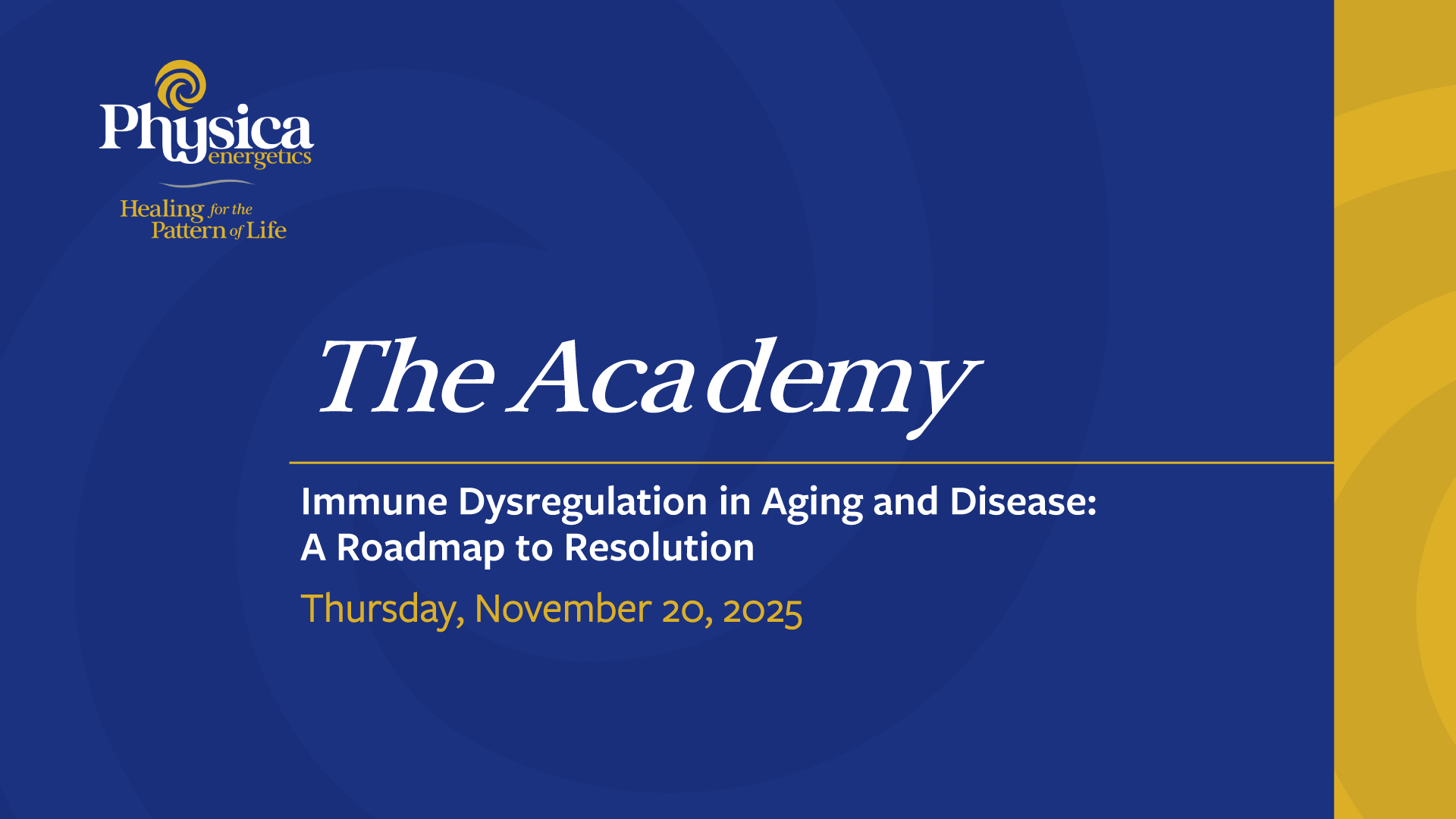 Immune Dysregulation in Aging and Disease: A RoadMap to Resolution