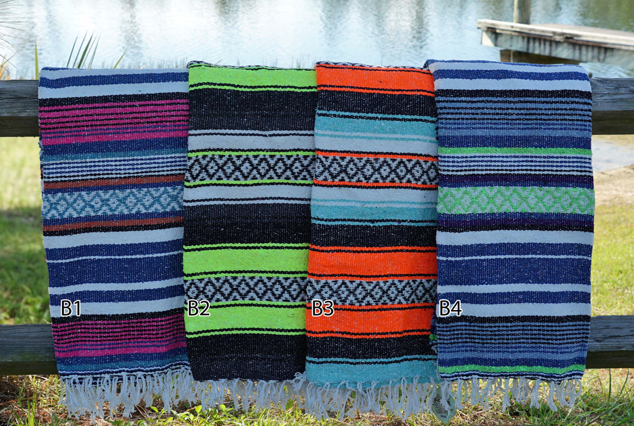 Authentic Mexican Falsa Blanket | Earth Ragz